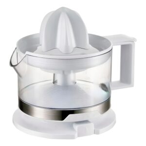 Espremedor de Frutas Elétrico 220v 100W 850ml Branco Extrator Suco Laranja Limão com Cone Duplo