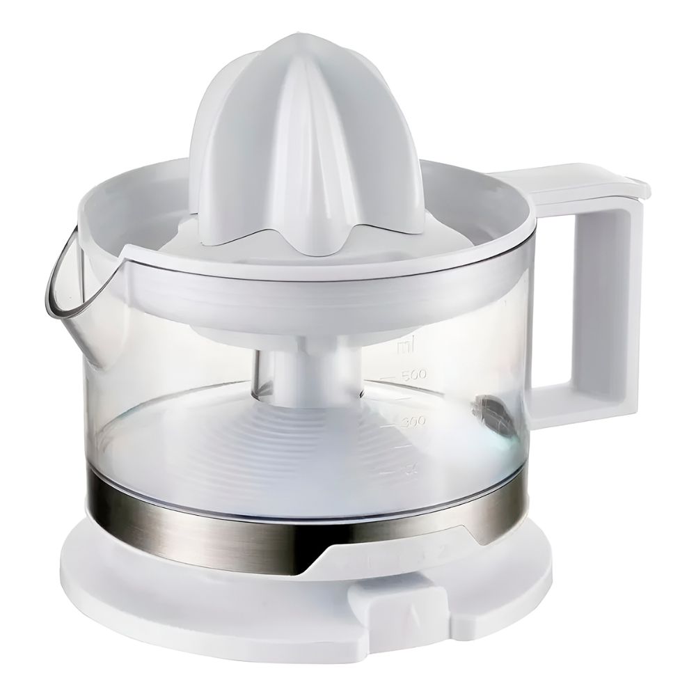 Espremedor de Frutas Elétrico 220v 100W 850ml Branco Extrator Suco Laranja Limão com Cone Duplo