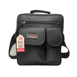 Mochila Bolsa Pasta Masculina Tiracolo Marrom Resistente Semi Impermeável Trabalho Escola Faculdade