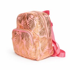 Mochila Bolsa Feminina Costas com Brilho Reforçada Escolar Viagem Passeio Trabalho Rosa