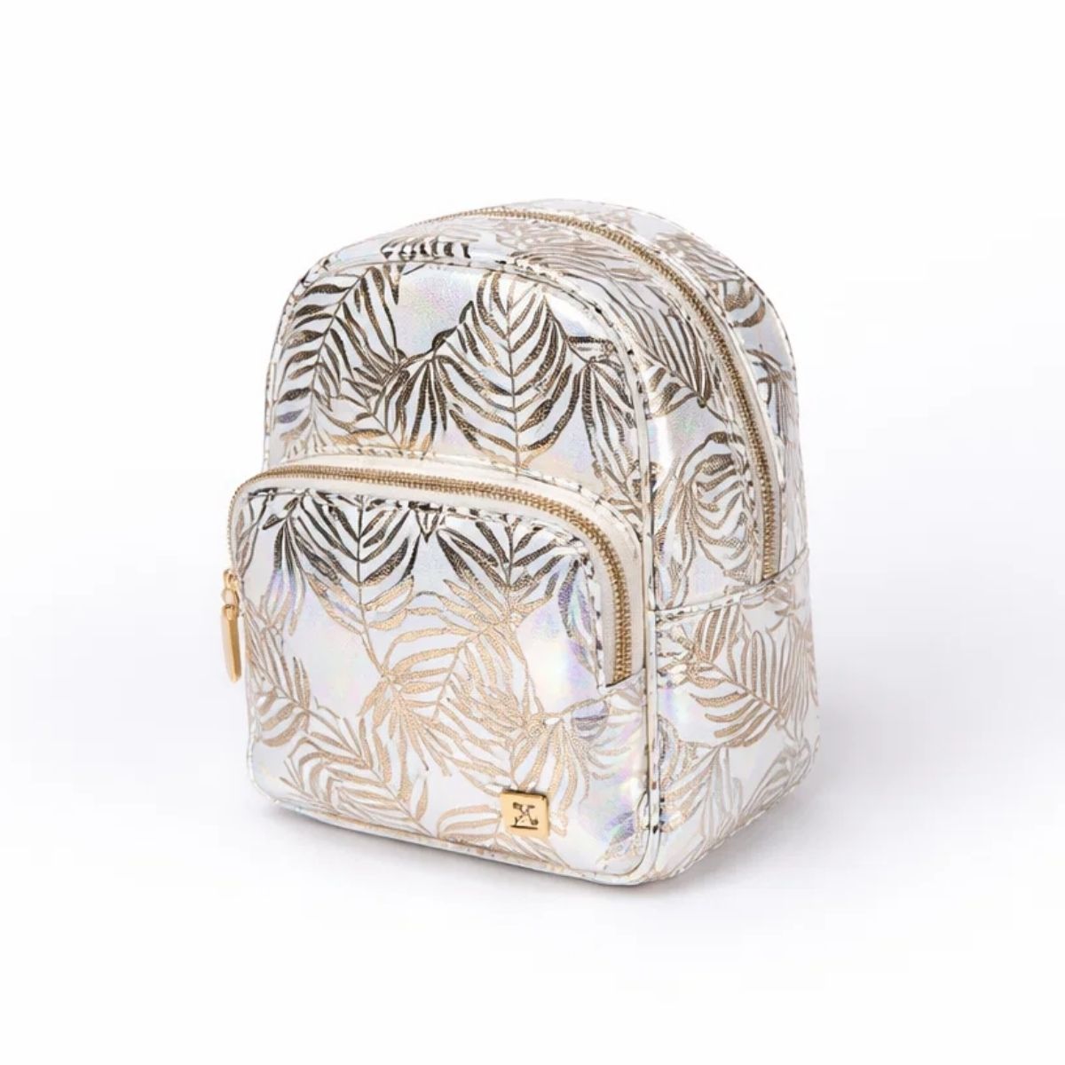 Mochila Bolsa Feminina Costas com Brilho Reforçada Escolar Viagem Passeio Trabalho Rosa Branco