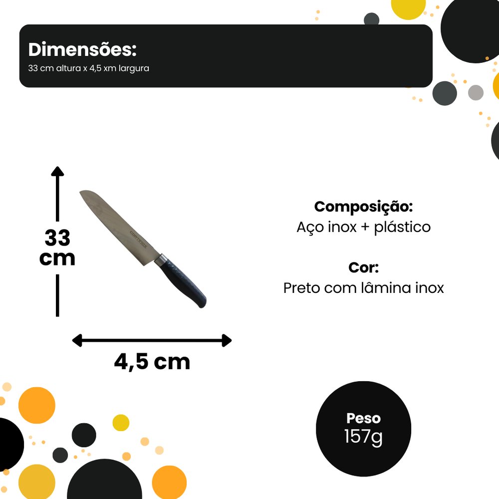 Faca Chef 33 cm Elegance Cortinox - Imagem 4