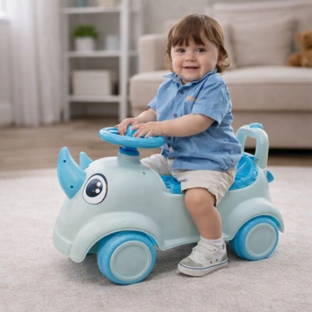 Andador Infantil Rinoceronte Azul - Imagem 2