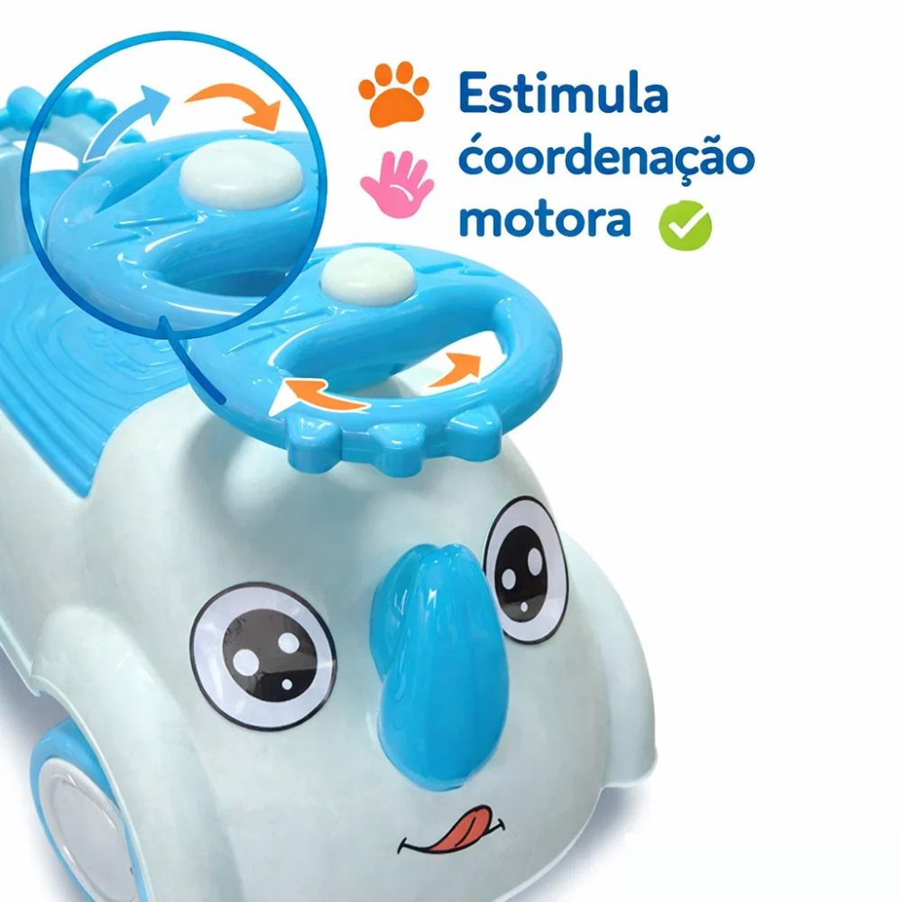 Andador Infantil Rinoceronte Azul - Imagem 4