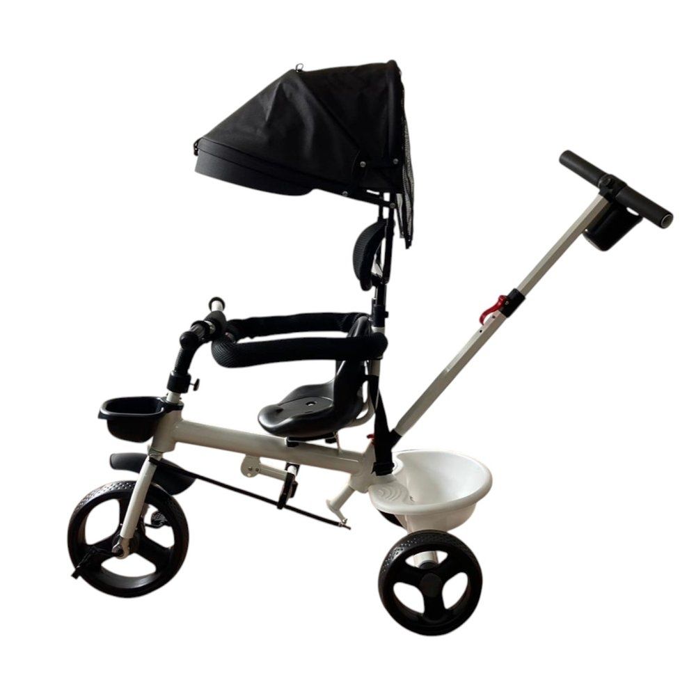 Triciclo Infantil com Empurrador Comfort Branco - Imagem 2