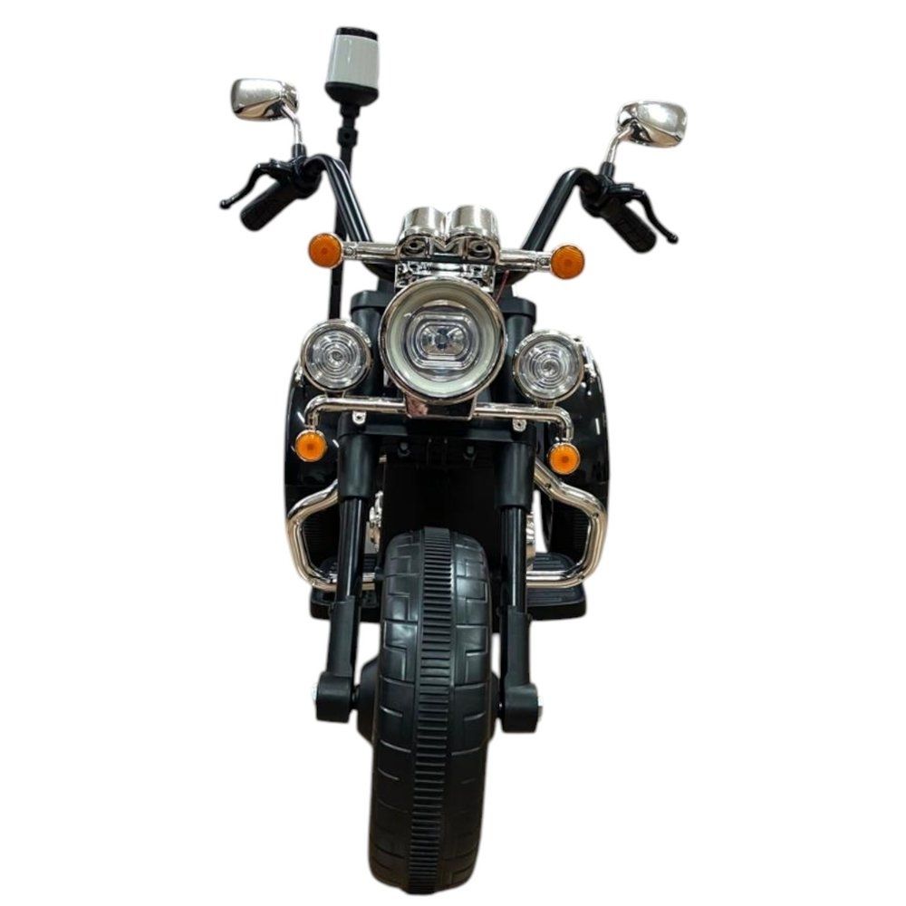 Moto Elétrica Infantil 12V Chopper Sirene Branca - Imagem 2