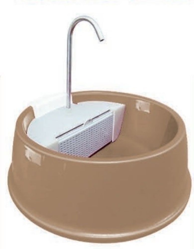 Fonte Bebedouro Gatos Cães Automático Joy Furacão Pet Bivolt - Marrom