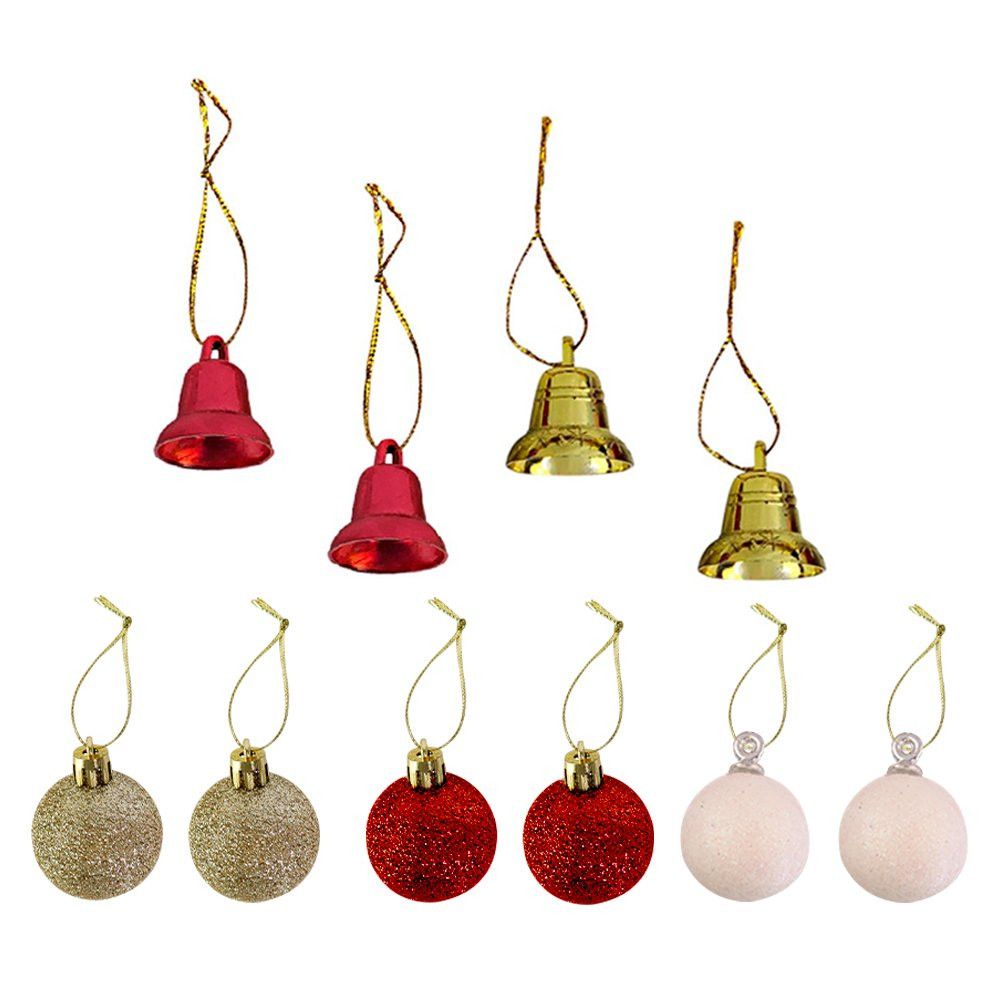 Kit Enfeites de Natal Completo Laço Papai Noel Presentes 20 Itens - Imagem 5