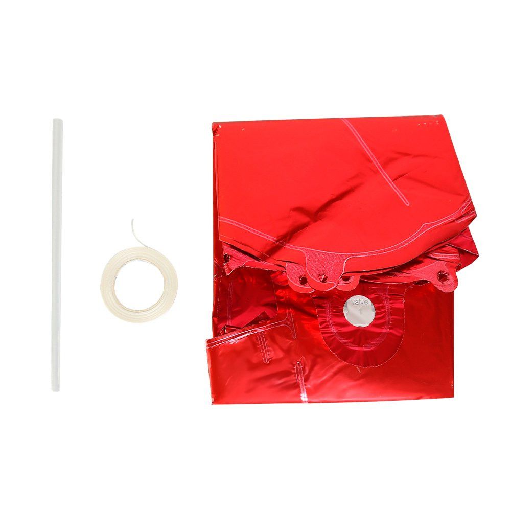 Kit Balões Balão Metalizado Vermelho De 37 Cm - Feliz Natal - Imagem 5