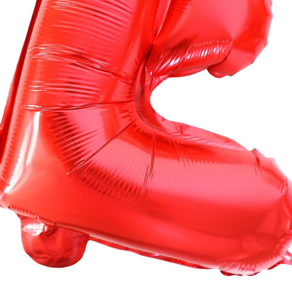 Kit Balões Balão Metalizado Vermelho De 37 Cm - Feliz Natal - Imagem 4