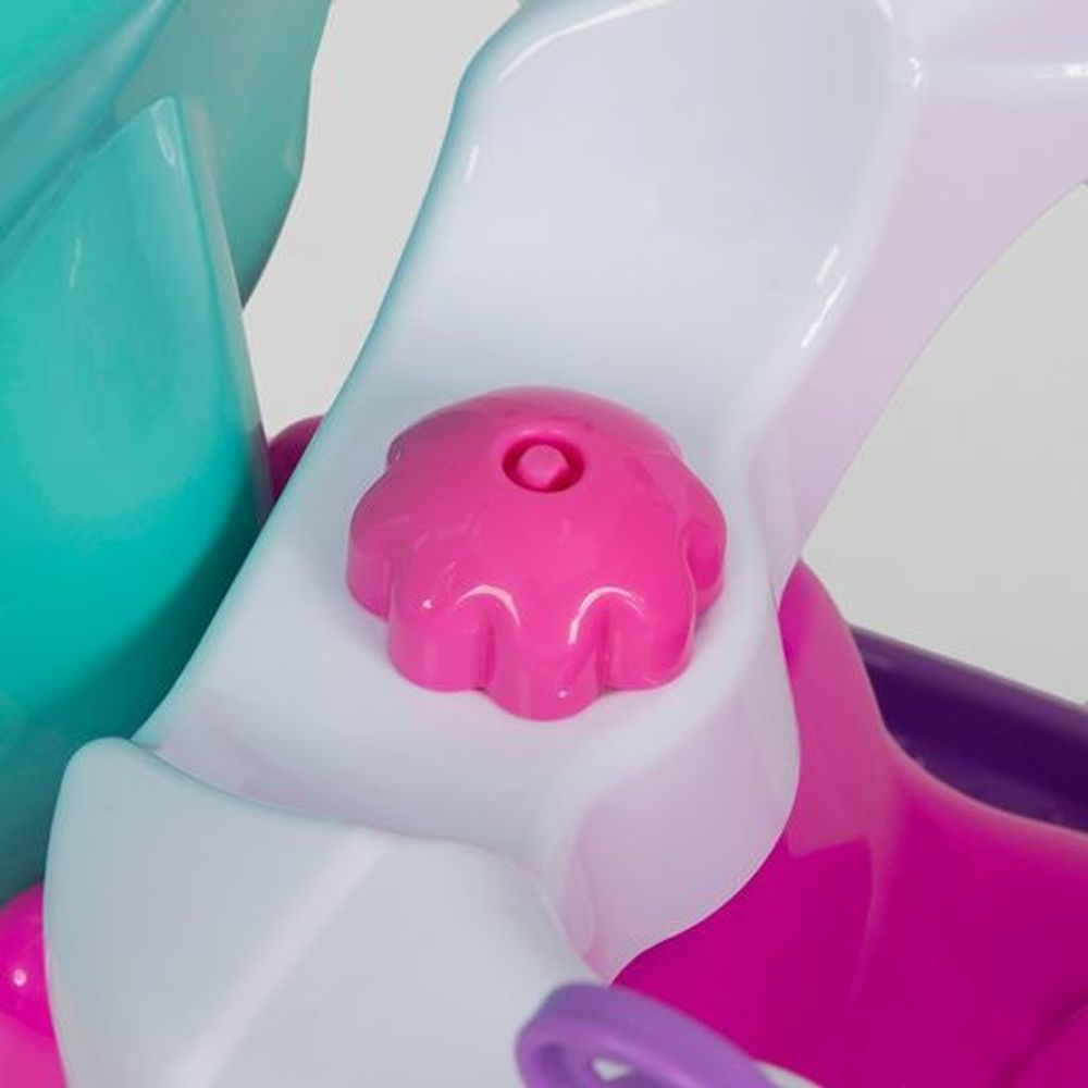 Triciclo Rosa para Passeio com Empurrador - Menina - Imagem 4