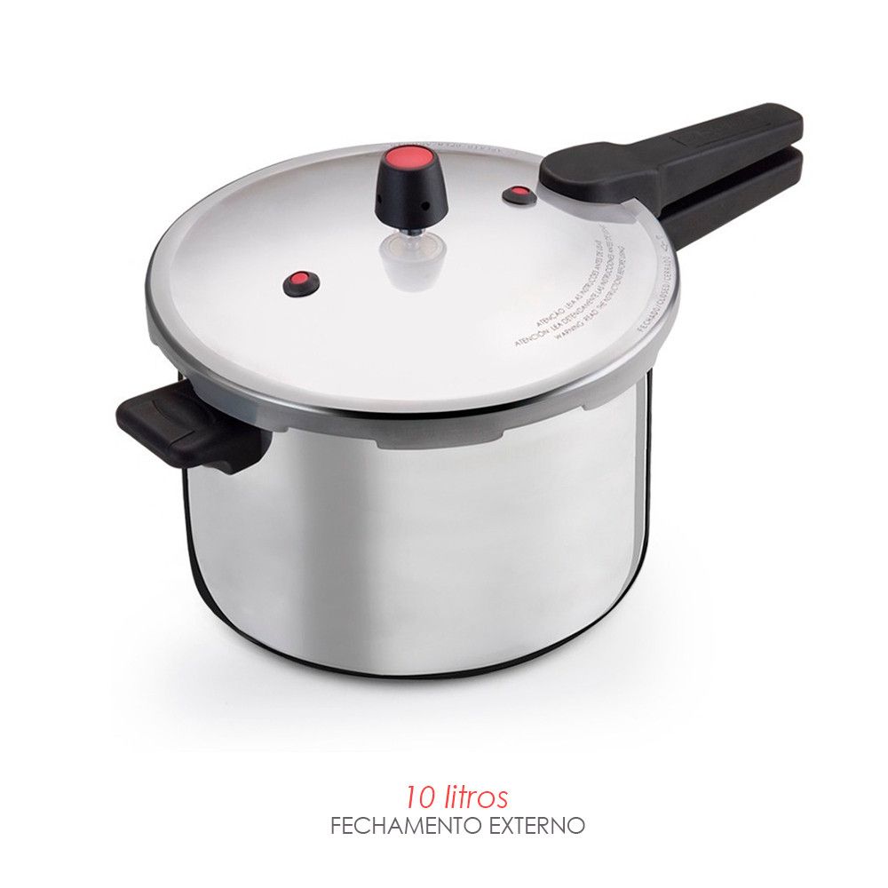 Panela de Pressão Fechamento Externo 10 Litros - Imagem 2
