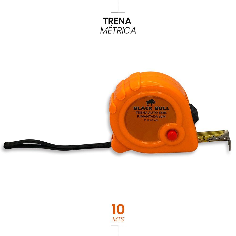 Trena Auto Emborrachada com Ponta Imantada - 10 Metros - Imagem 2