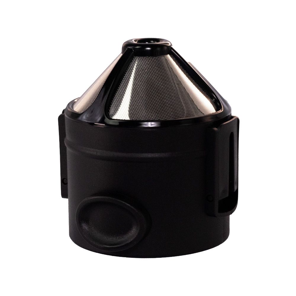 Mini Filtro Coador de Café Portátil Reutilizável Com Suporte Dobrável