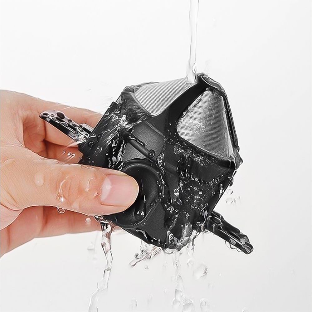 Mini Filtro Coador de Café Portátil Reutilizável Com Suporte Dobrável - Imagem 5