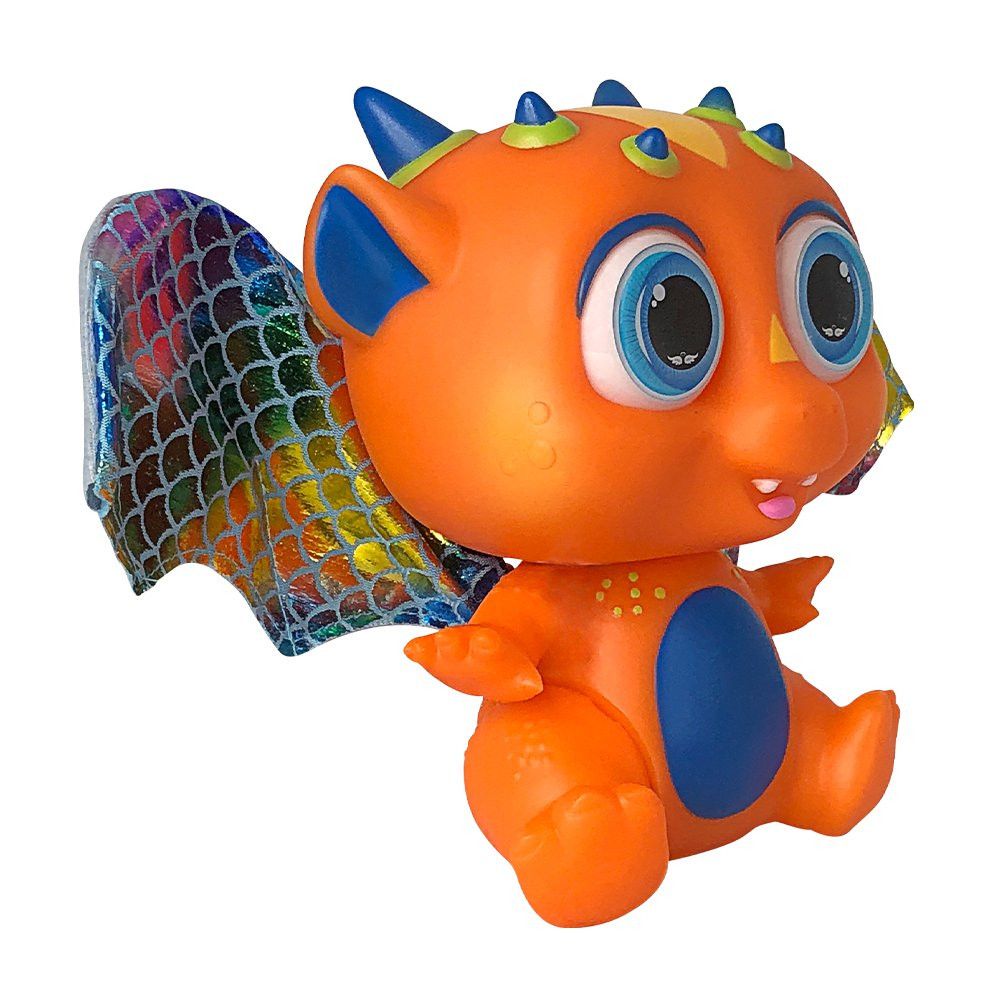 Bebê Dragão Flying Baby Com Asas - Laranja - Imagem 2