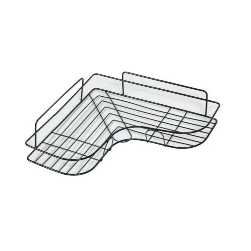 Prateleira Aramado De Canto Em L Porta Shampoo - 2 Peças - Imagem 2