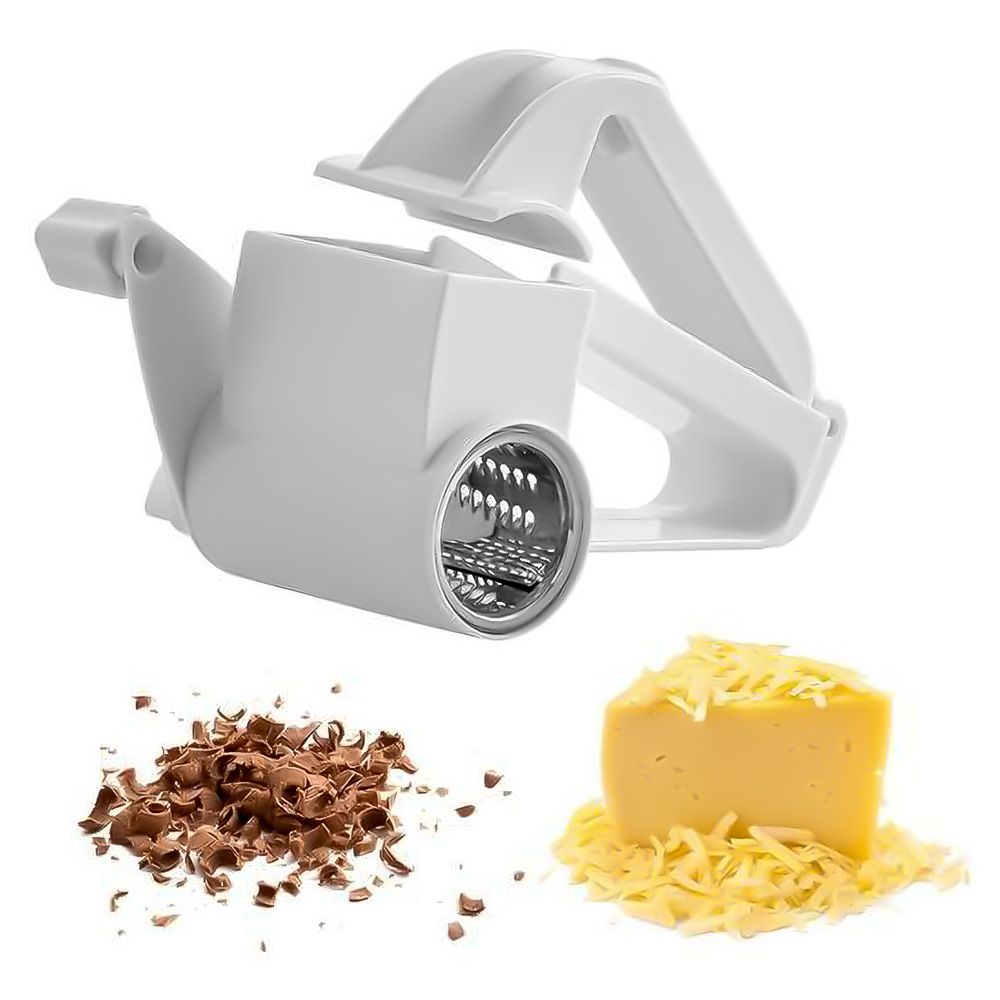 Ralador e Fatiador Manual Manivela Inox 3 em 1 - Imagem 3