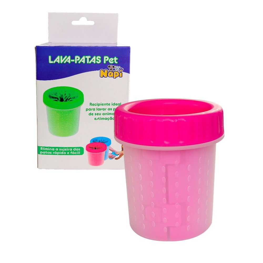 Lava-Patas para Cachorros Médios - Rosa - Imagem 6