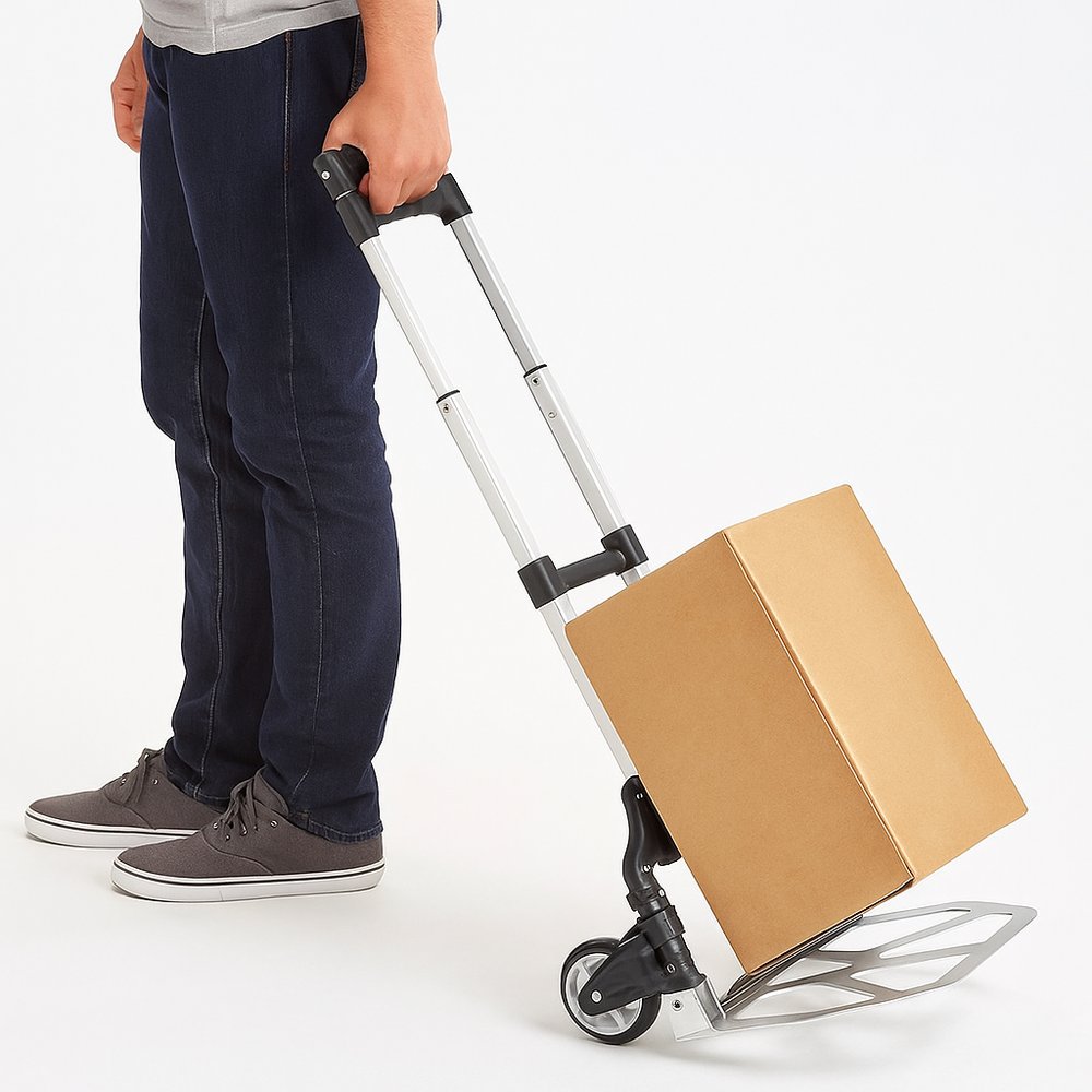 Carrinho de Alumínio Dobrável para Carga 80Kg - Imagem 4