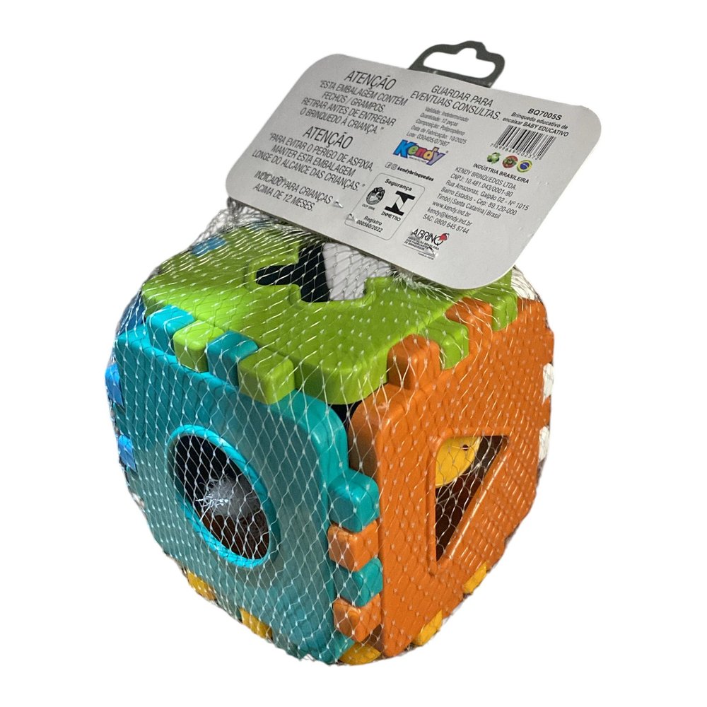 Brinquedo Didático Colorido Monta e Desmonta Com Peças De Encaixar - Imagem 3