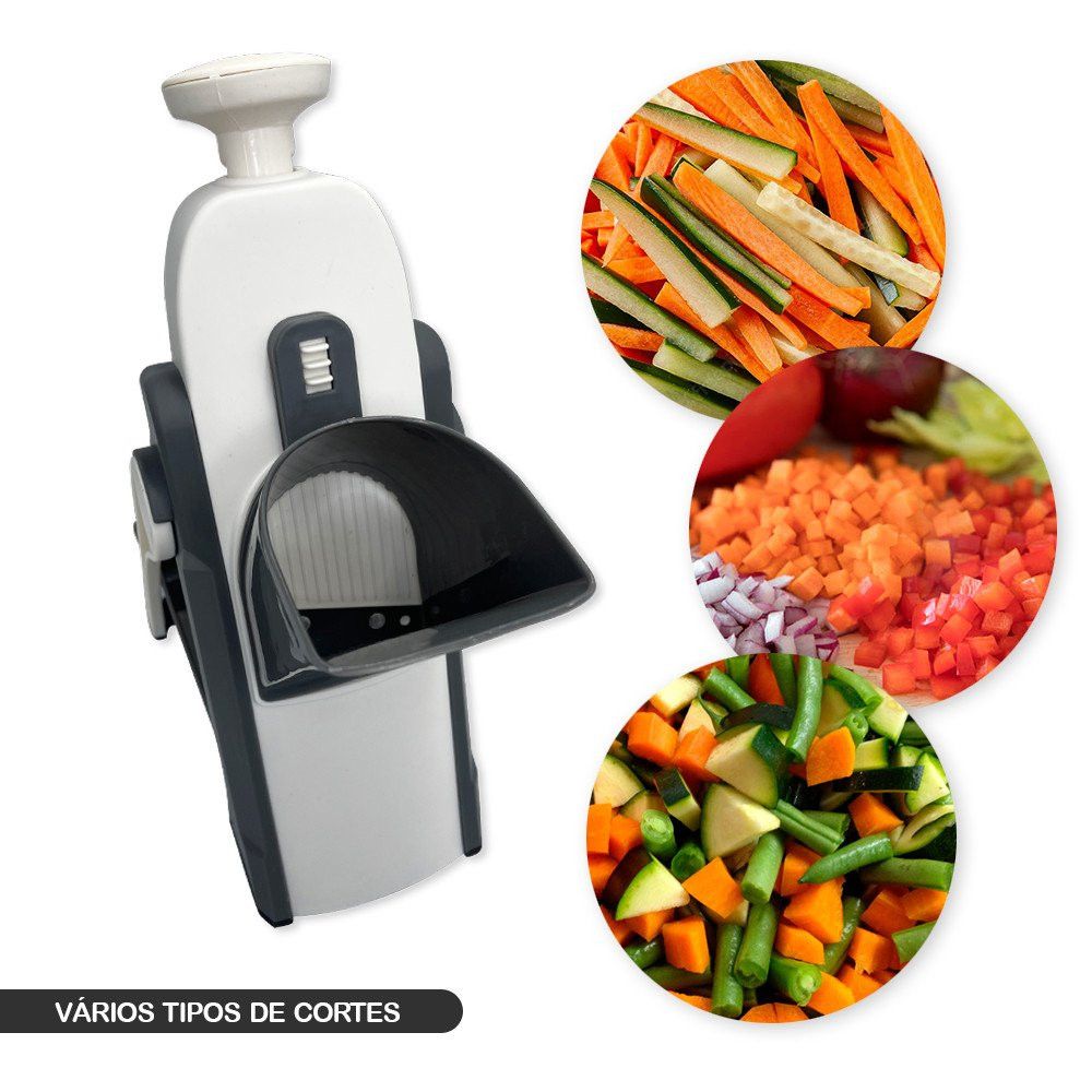 Cortador e Ralador Multifuncional de Alimentos - Sortido
