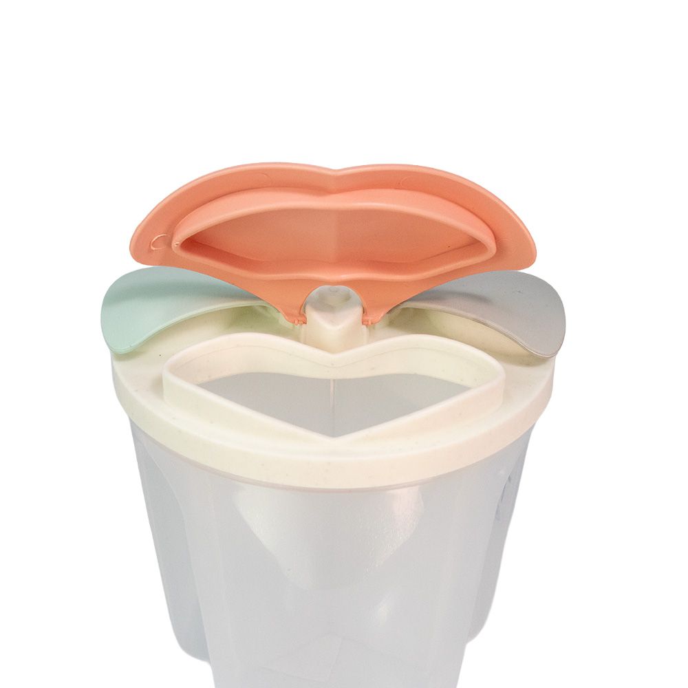 Pote Plástico de Armazenamento com 3 Divisórias 1,5Litros - Imagem 2