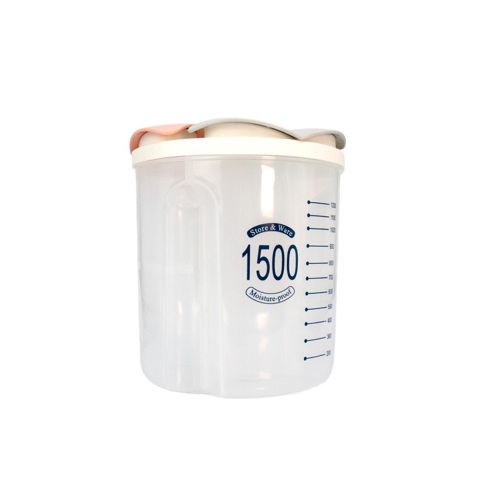 Pote Plástico de Armazenamento com 3 Divisórias 1,5Litros - Imagem 3