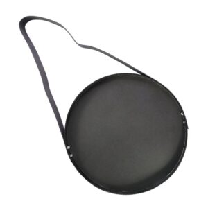 Espelho Decorativo Pequeno Redondo 33cm Preto