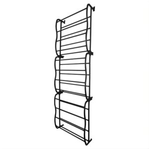 Sapateira Vertical de Parede e Porta para 36 Pares Preta