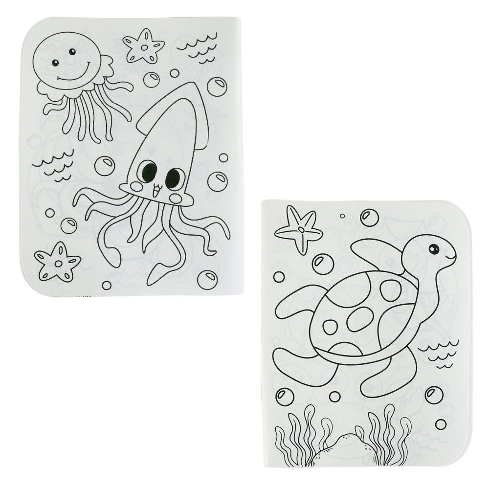 Livro para Colorir Infantil com Caixa de Giz de Cera 6 Unidades - Sortido - Imagem 5