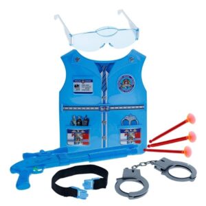 Brinquedo Infantil Kit Policial - Azul