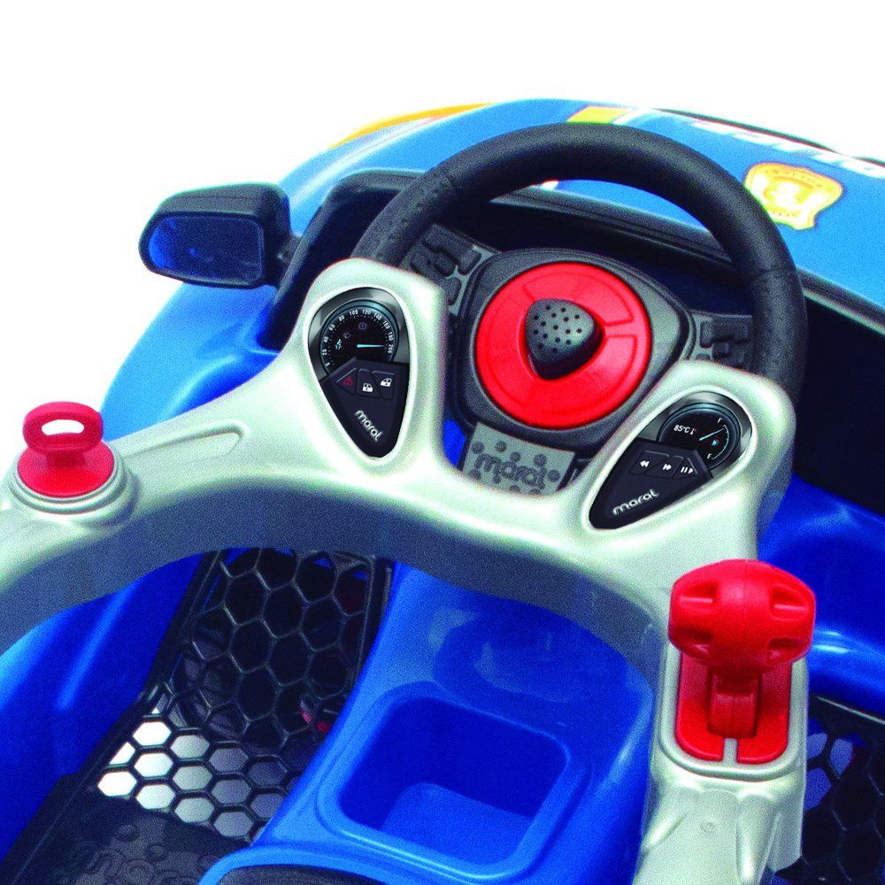 Carrinho de Passeio Infantil BM CAR Police - Azul - Imagem 4