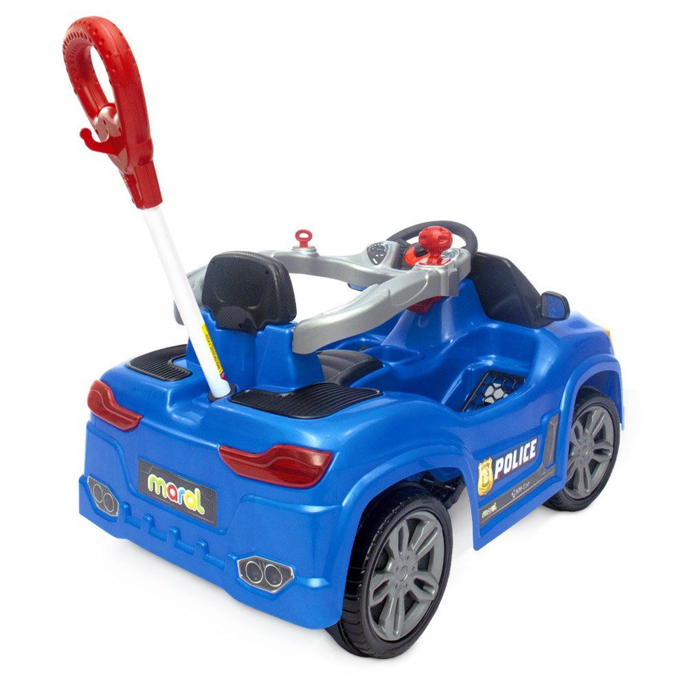 Carrinho de Passeio Infantil BM CAR Police - Azul - Imagem 2