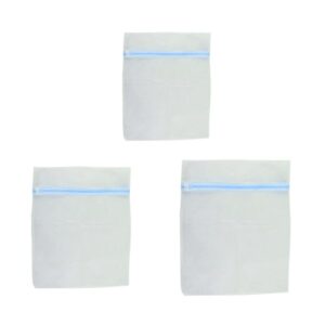 Kit 03 Unidades Bolsa para Lavar Roupas com Zíper