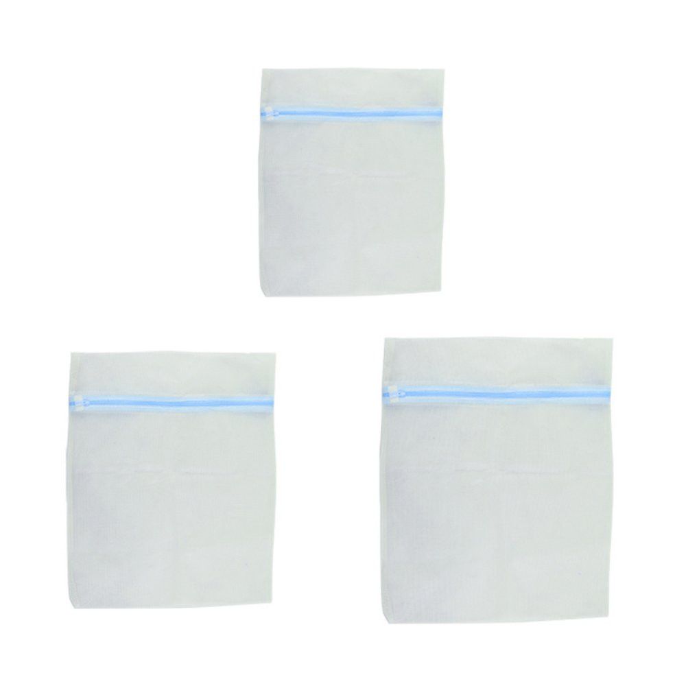 Kit 03 Unidades Bolsa para Lavar Roupas com Zíper