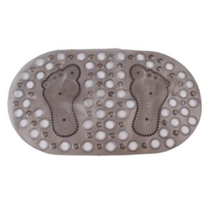 Tapete para Banheiro Oval Antiderrapante - Sortido