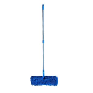 Esfregão Mop Flat Mágico Lava e Seca com Cabo Extensível Longo Até 175cm - Rodo para Limpeza