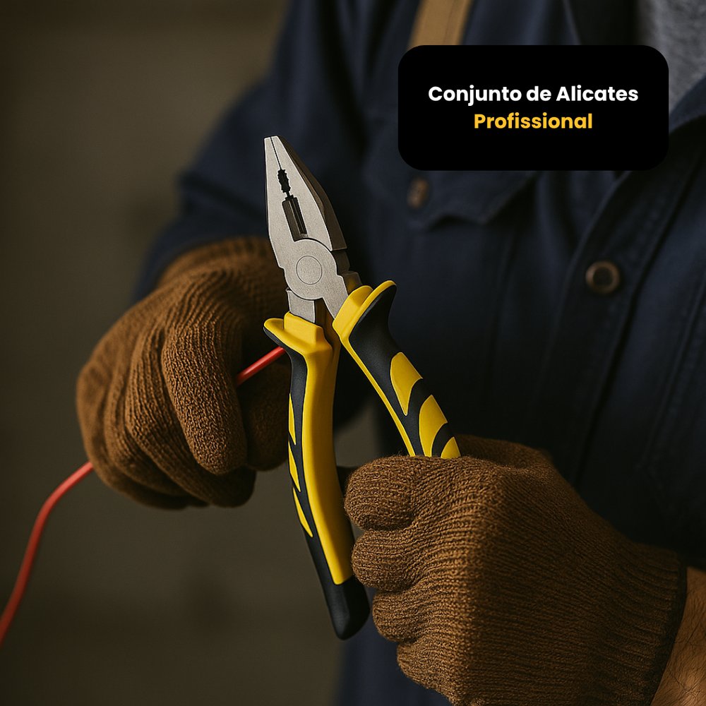 Conjunto de Alicates Profissional Ferramentas - Imagem 2