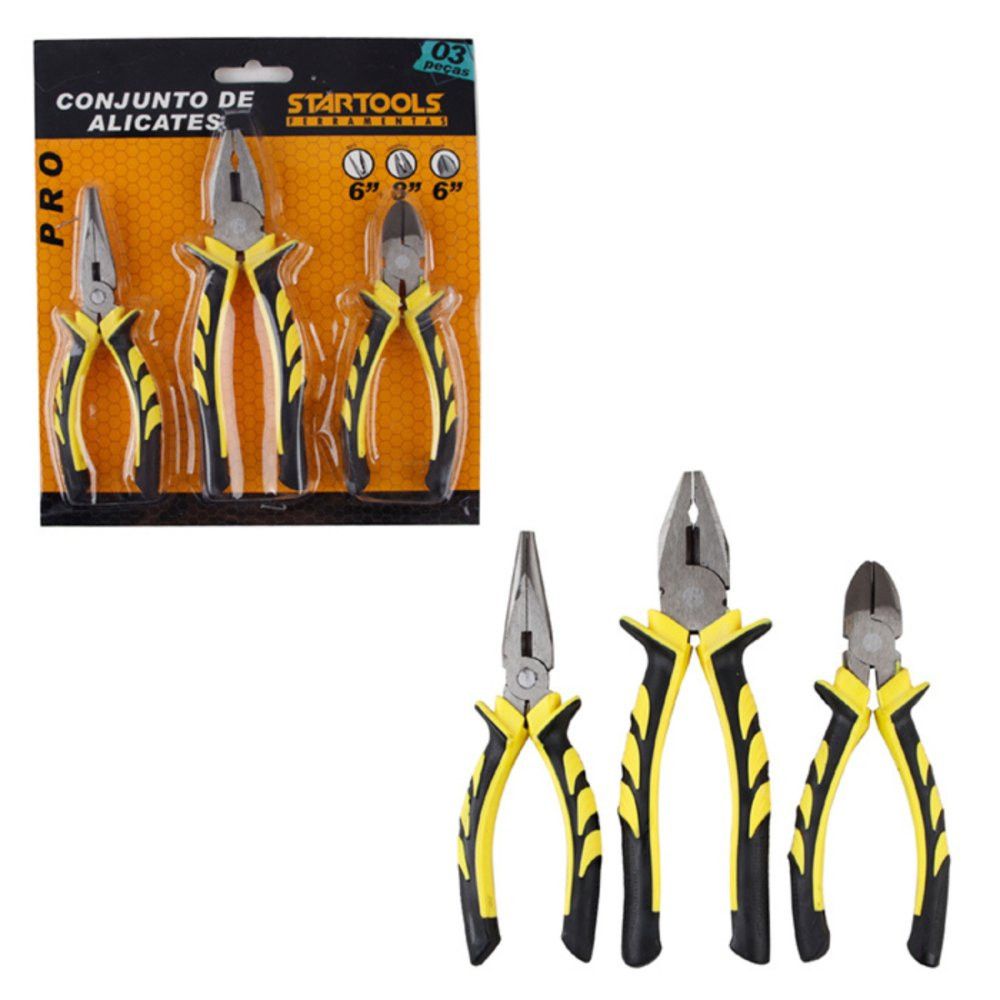Conjunto de Alicates Profissional Ferramentas
