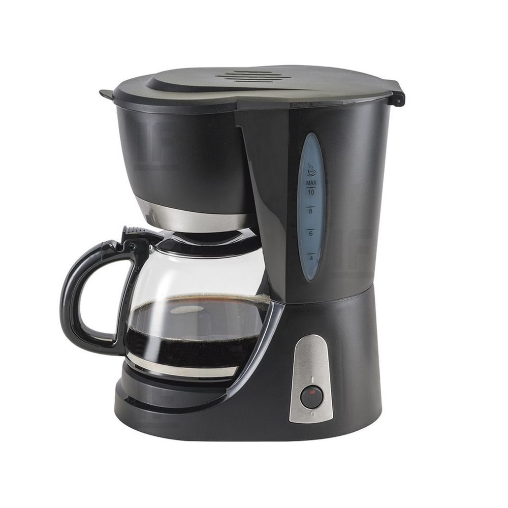 Cafeteira Eletrica 127V 30 Xícaras 1200ml Grande 800W Preta com Jarra de Vidro - Máquina de Café