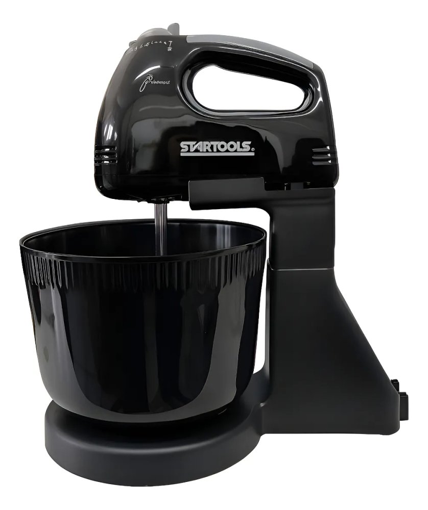 Batedeira Elétrica 220V com Balde 2L - Preta