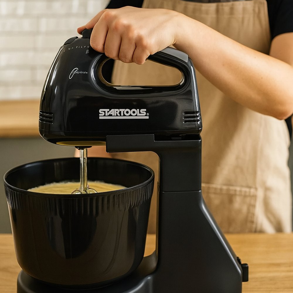 Batedeira Elétrica 127V com Balde 2L - Preta - Imagem 3