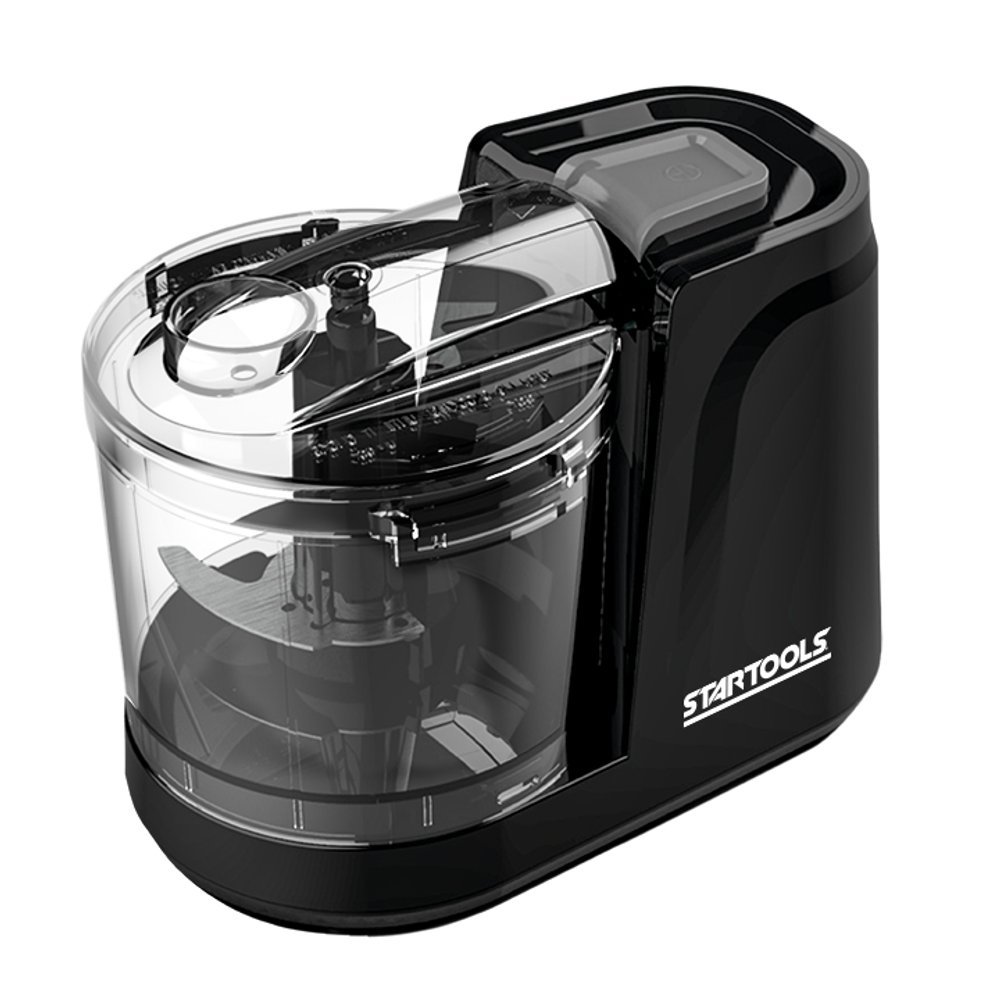 Mini Processador Triturador Elétrico 100W 127V 350ml - Preta