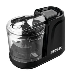 Mini Processador Triturador Elétrico 200W 220V 350ml - Preta