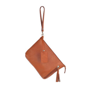 Bolsa Clutch Legítimo para Celular Sofisticação Passeio Modelo:Caramelo
