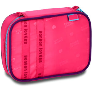 Estojo Box Escolar Fashion Multifuncional Passeio Cor Cor:Rosa