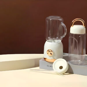 Mini Liquidificador Portátil Suco Shake Recarregável Cor:Branco