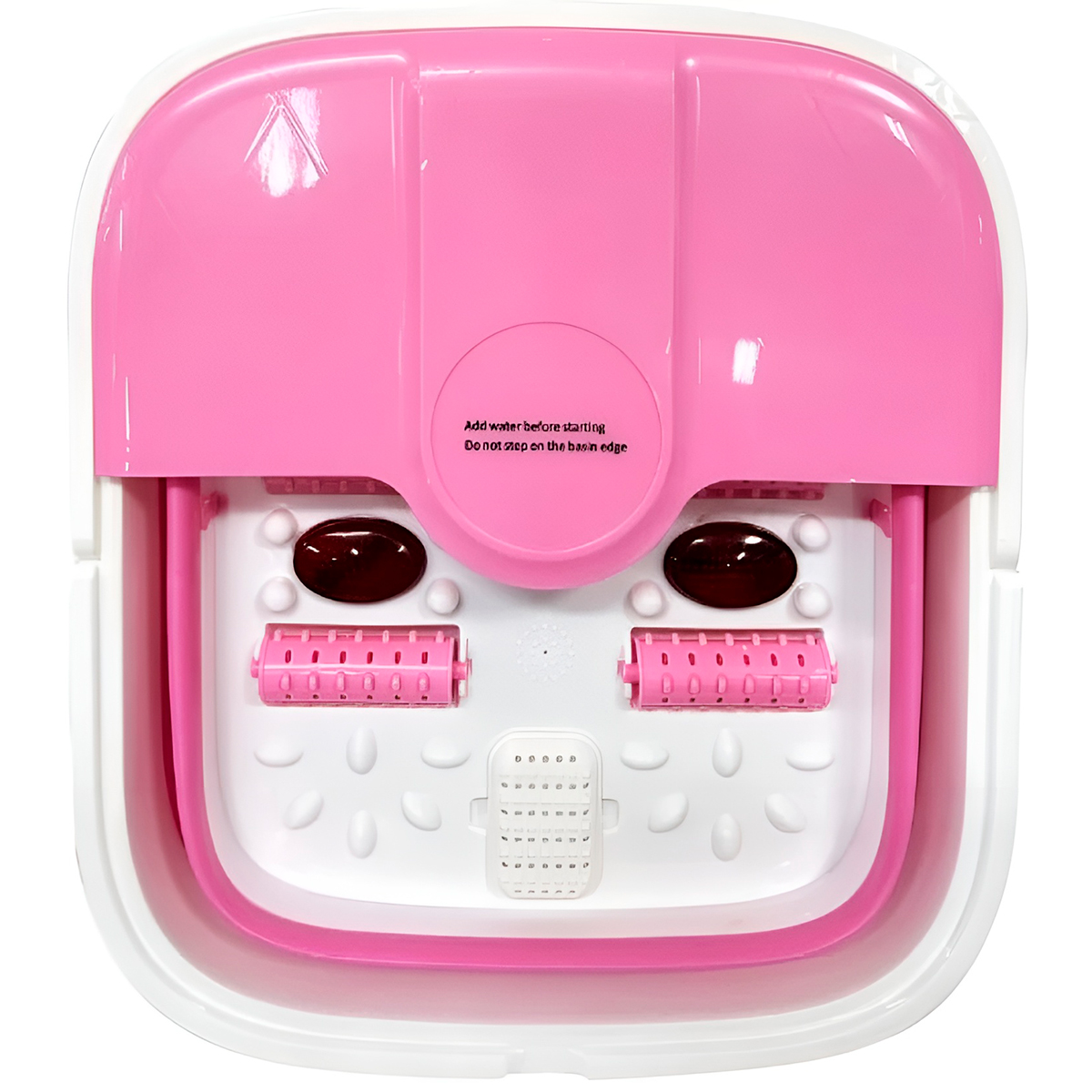 Hidromassageador Elétrico Banheira Spa Pés Pedicure Cor:Rosa