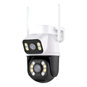 Câmera IP Sem Fio Lente Dupla Visão Noturna Segurança